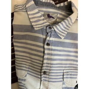 Modern Amusement Shirt Mens XL Stripe Classic Button Down Southwest Pattern Cott